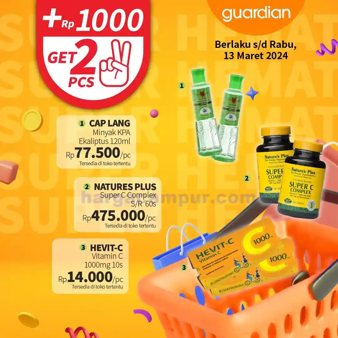 Katalog Harga Promo Guardian Terbaru 7 – 13 Maret 2024