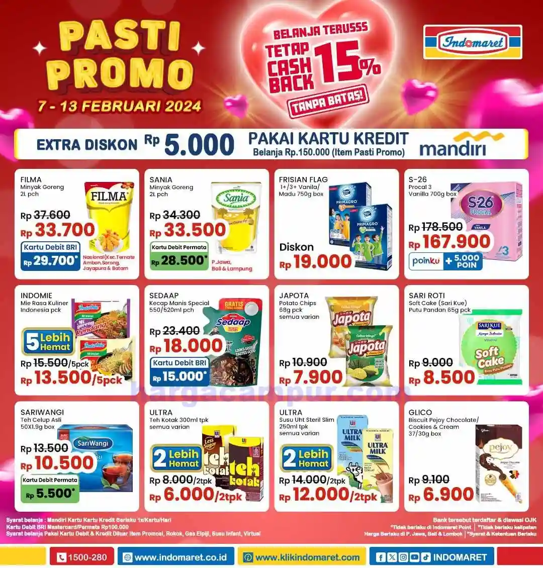 Katalog Promo JSM Indomaret 9,10,11 Februari 2024: Popok Rp54.900, Minyak Goreng 2L Rp28.500

