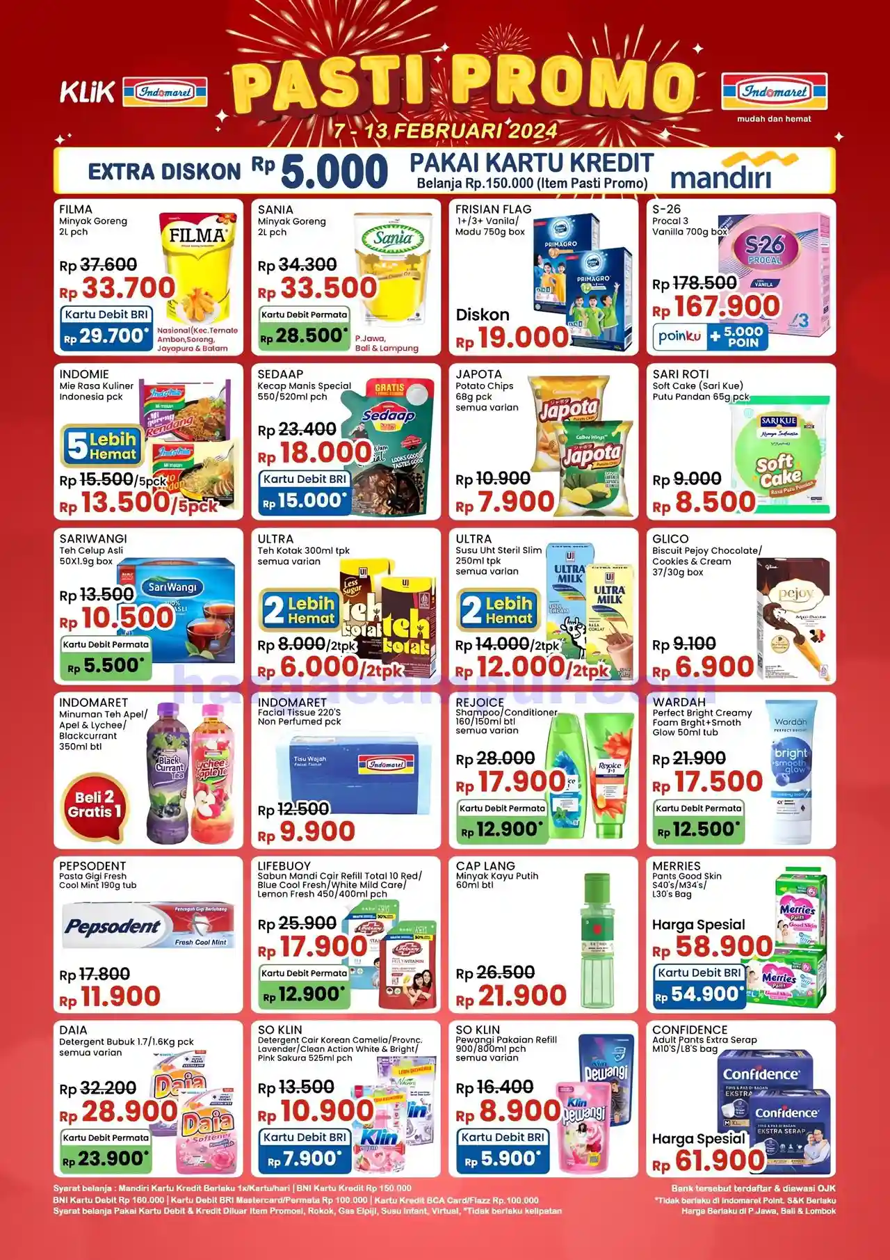 Katalog Promo JSM Indomaret 9,10,11 Februari 2024: Popok Rp54.900, Minyak Goreng 2L Rp28.500 
