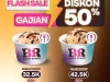 Promo Baskin Robbins Flash Sale Gajian Diskon 50%