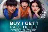 Promo Cinema XXI Beli 1 Gratis 1 Tiket Dua Hati Biru
