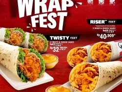 Promo KFC Paket Wrap Fest Harga Spesial Mulai 32Ribu