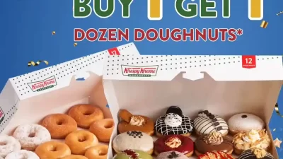 Promo Krispy Kreme Beli 1 Gratis 1 Pakai BCA Hingga 11 April 2024