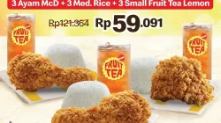 Promo McDonalds Paket Makan Bertiga Hanya 59Ribuan