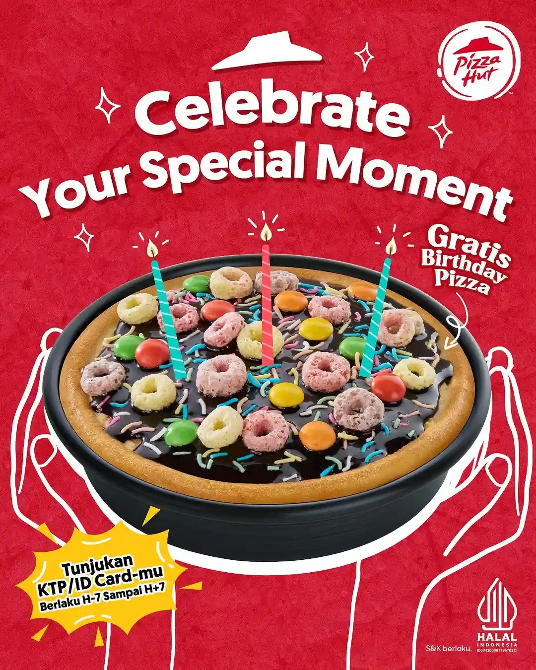 Promo Pizza Hut Gratis Birthday Pizza