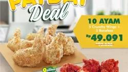 Promo Wingstop Payday Deal 10 Ayam Hanya 49Ribuan