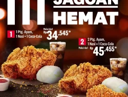 Promo KFC Jagoan Hemat Harga Mulai 24Ribu