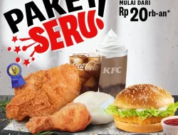 Promo KFC Paket Seru Harga Spesial Mulai 20Ribuan