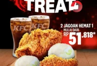 Promo KFC Wednesday Treat 2 Jagoan Hemat Hanya 51ribuan