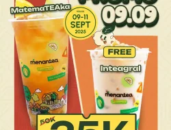 Promo Menantea Spesial 9.9 Beli 1 Gratis 1 Minuman