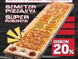 Promo PHD LIMO Pizza Diskon 20% Periode 8-28 April 2024
