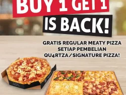 Promo Pizza Hut Beli 1 Gratis 1 Meaty Pizza