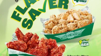 Promo Wingstop Flavor Saver 14 Pcs Ayam Hanya 70 Ribu