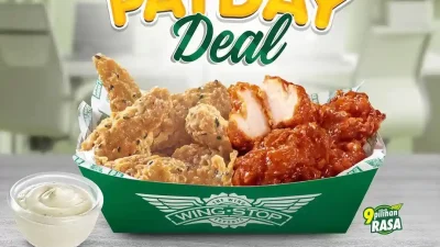 Promo Wingstop Payday Deal 10 Ayam Hanya 49Ribuan