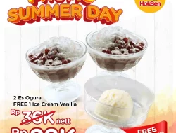 Promo Hokben Summer Day 28Ribu Gratis Ice Cream