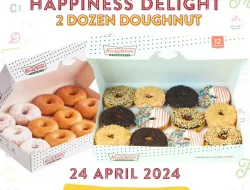 Promo Krispy Kreme 2 Lusin Donat 100Ribu Periode 24 April 2024