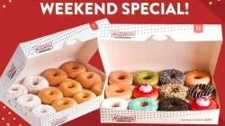 Promo Krispy Kreme 2 Lusin Donat 108Ribu 11-12 Mei 2024