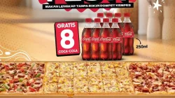 Promo Pizza Hut L1MO Festi Gratis 8 Coca-Cola