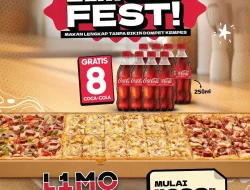 Promo Pizza Hut L1MO Festi Gratis 8 Coca-Cola