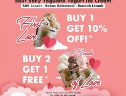 Promo Sour Sally Spesial Valentine Gratis Yogulato Yogurt Ice Cream