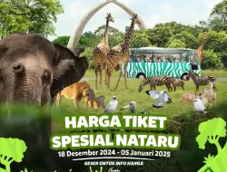 Promo Taman Safari Bogor Spesial Nataru Hingga 5 Januari 2025