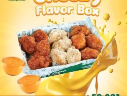 Promo Wingstop Cheezy Flavor Box 12 Boneless Hanya 59Ribu