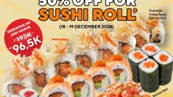 Promo Genki Sushi Beli Sushi Roll Diskon Hingga 50%