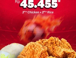 Promo KFC Spesial Paket MENYALA Harga Hanya 45 Ribu