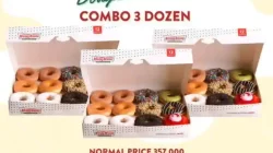 Promo Krispy Kreme Combo 3 Dozen Hanya 200Ribu Grabfood