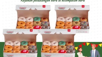 Promo Krispy Kreme Paket Resign 4 Lusin hanya 350Ribu