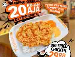 Promo Yoshinoya Paket Hemat Harga Serba 20Ribuan