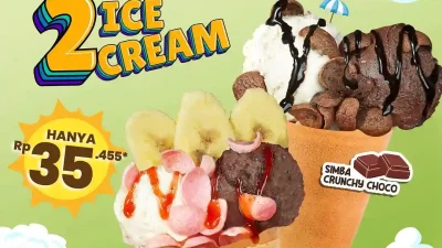 Promo Dcrepes x Simba Beli 2 Ice Cream Hanya 35Ribu