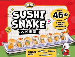 Promo Ichiban Sushi Menu Baru Sushi Snake Hanya 45Ribu