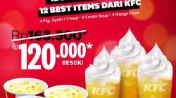 Promo KFC Kombo Spesial 12.12 Beli 12 Menu Hanya 120Ribu