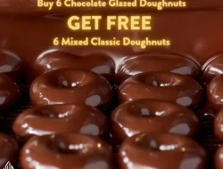 Promo Krispy Kreme Beli 6 Gratis 6 Classic Donat