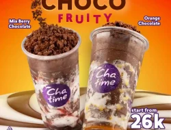 Promo Chatime Choco Fruity Series Harga Mulai 26Ribuan