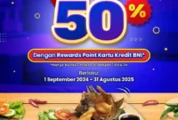 Promo Dcost Diskon Hingga 50% Pakai BNI