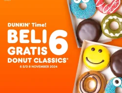 Promo Dunkin Donuts Beli 6 Gratis 6 Donut Classics