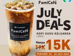 Promo FamilyMart Kopi Susu Keluarga Large Hanya 15ribu