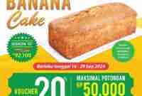 Promo Holland Bakery Banana Cake Voucher Diskon Hingga 20%