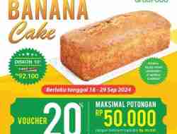 Promo Holland Bakery Banana Cake Voucher Diskon Hingga 20%