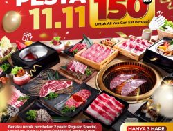 Promo Kintan Buffet Shaburi AYCE 11.11 Diskon 150Ribu