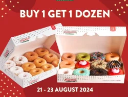 Promo Krispy Kreme 2 Lusin Donat Harga Hanya 119Ribu