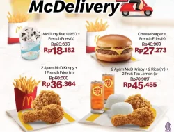 Promo McDonald Menu Hemat McDelivery Mulai 18Ribuan