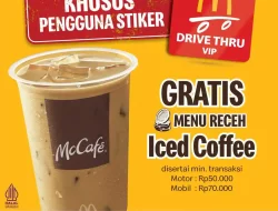 Promo McDonalds Drive Thru Gratis Menu Iced Coffee