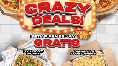 Promo PHD Crazy Deals Gratis Lasagna Hingga 27 September 2024