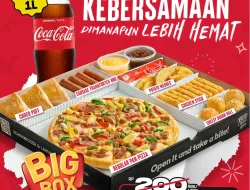 Promo Pizza Hut Beli Big Box Bites Gratis Coca-Cola