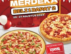 Promo Pizza Hut Gebyar Merdeka Beli 1 Dapat 2 Pakai BCA