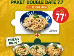 Promo Qua-li Spesial 7.7 Harga Paket Menu Hanya 77Ribu