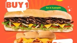 Promo Subway Spesial Long Weekend Beli 1 Gratis 1